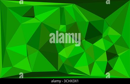 Polygonal mosaic with gradient color abstract geometric background. Low Poly background design. Technology low Poly background. Modern and trendy abst Stock Vector
