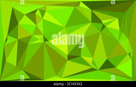 Polygonal mosaic with gradient color abstract geometric background. Low Poly background design. Technology low Poly background. Modern and trendy abst Stock Vector