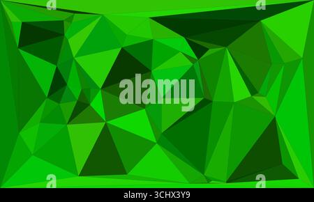 Polygonal mosaic with gradient color abstract geometric background. Low Poly background design. Technology low Poly background. Modern and trendy abst Stock Vector