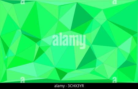 Polygonal mosaic with gradient color abstract geometric background. Low Poly background design. Technology low Poly background. Modern and trendy abst Stock Vector