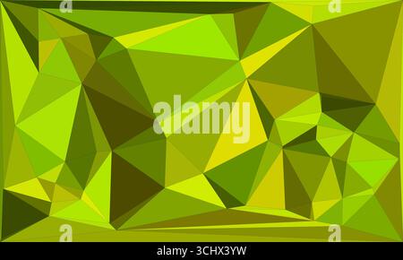 Polygonal mosaic with gradient color abstract geometric background. Low Poly background design. Technology low Poly background. Modern and trendy abst Stock Vector