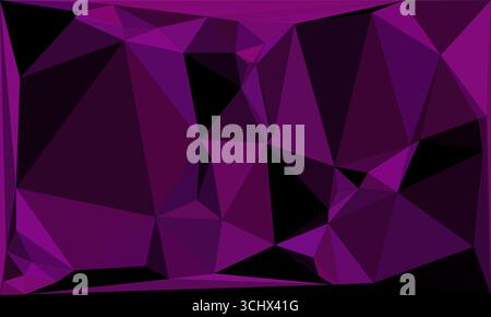 Polygonal mosaic with gradient color abstract geometric background. Low Poly background design. Technology low Poly background. Modern and trendy abst Stock Vector