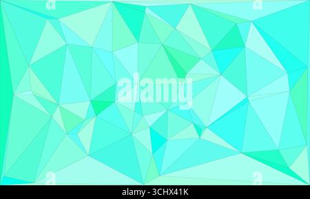 Polygonal mosaic with gradient color abstract geometric background. Low Poly background design. Technology low Poly background. Modern and trendy abst Stock Vector