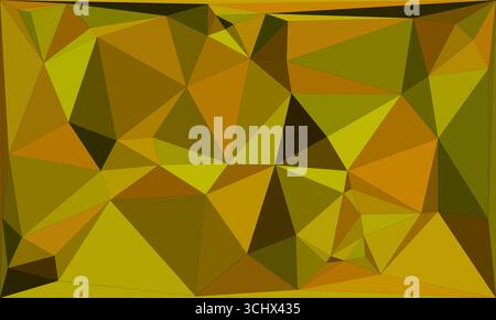 Polygonal mosaic with gradient color abstract geometric background. Low Poly background design. Technology low Poly background. Modern and trendy abst Stock Vector