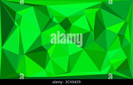 Polygonal mosaic with gradient color abstract geometric background. Low Poly background design. Technology low Poly background. Modern and trendy abst Stock Vector