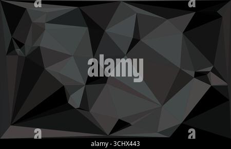 Polygonal mosaic with gradient color abstract geometric background. Low Poly background design. Technology low Poly background. Modern and trendy abst Stock Vector