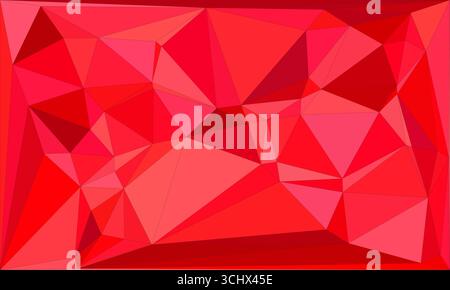 Polygonal mosaic with gradient color abstract geometric background. Low Poly background design. Technology low Poly background. Modern and trendy abst Stock Vector