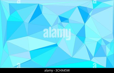 Polygonal mosaic with gradient color abstract geometric background. Low Poly background design. Technology low Poly background. Modern and trendy abst Stock Vector
