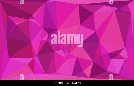 Polygonal mosaic with gradient color abstract geometric background. Low Poly background design. Technology low Poly background. Modern and trendy abst Stock Vector