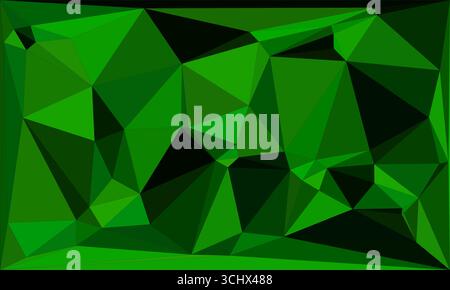 Polygonal mosaic with gradient color abstract geometric background. Low Poly background design. Technology low Poly background. Modern and trendy abst Stock Vector