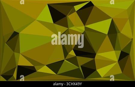 Polygonal mosaic with gradient color abstract geometric background. Low Poly background design. Technology low Poly background. Modern and trendy abst Stock Vector