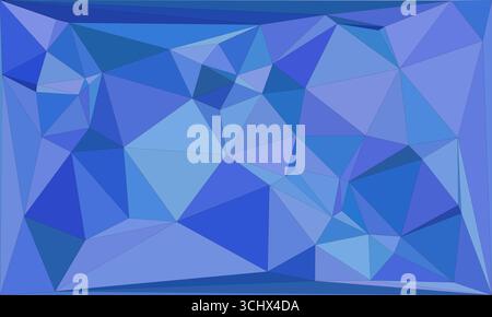 Polygonal mosaic with gradient color abstract geometric background. Low Poly background design. Technology low Poly background. Modern and trendy abst Stock Vector