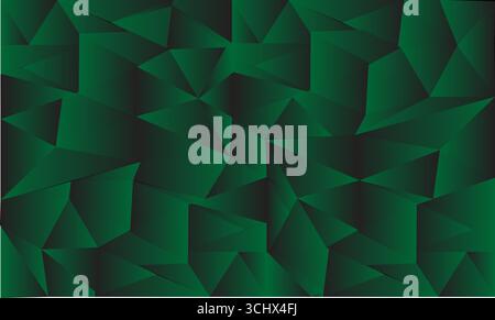 Polygonal mosaic with gradient color abstract geometric background. Low Poly background design. Technology low Poly background. Modern and trendy abst Stock Vector