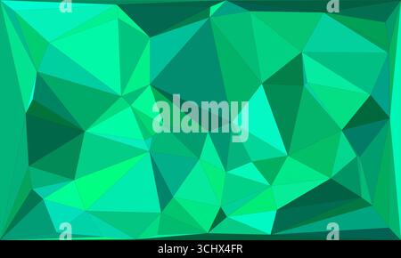 Polygonal mosaic with gradient color abstract geometric background. Low Poly background design. Technology low Poly background. Modern and trendy abst Stock Vector
