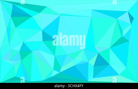 Polygonal mosaic with gradient color abstract geometric background. Low Poly background design. Technology low Poly background. Modern and trendy abst Stock Vector