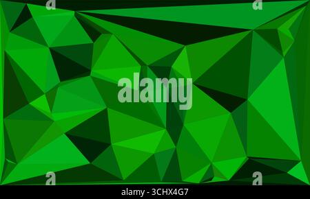 Polygonal mosaic with gradient color abstract geometric background. Low Poly background design. Technology low Poly background. Modern and trendy abst Stock Vector