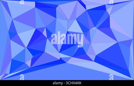 Polygonal mosaic with gradient color abstract geometric background. Low Poly background design. Technology low Poly background. Modern and trendy abst Stock Vector