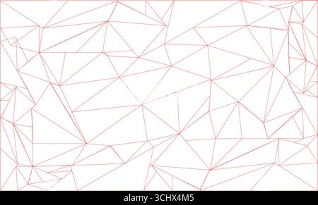Polygonal mosaic with gradient color abstract geometric background. Low Poly background design. Technology low Poly background. Modern and trendy abst Stock Vector