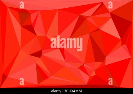 Polygonal mosaic with gradient color abstract geometric background. Low Poly background design. Technology low Poly background. Modern and trendy abst Stock Vector