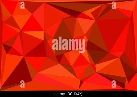 Polygonal mosaic with gradient color abstract geometric background. Low Poly background design. Technology low Poly background. Modern and trendy abst Stock Vector