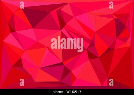 Polygonal mosaic with gradient color abstract geometric background. Low Poly background design. Technology low Poly background. Modern and trendy abst Stock Vector