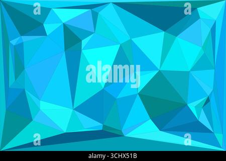 Polygonal mosaic with gradient color abstract geometric background. Low Poly background design. Technology low Poly background. Modern and trendy abst Stock Vector