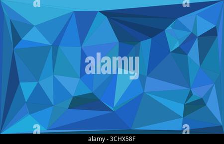 Polygonal mosaic with gradient color abstract geometric background. Low Poly background design. Technology low Poly background. Stock Vector