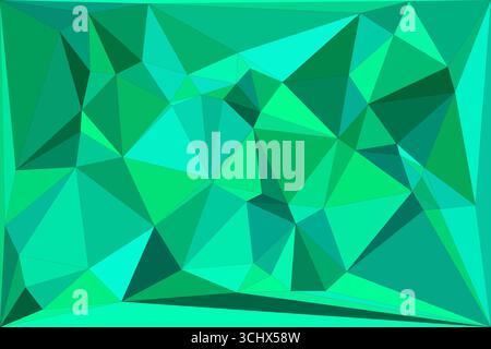 Polygonal mosaic with gradient color abstract geometric background. Low Poly background design. Technology low Poly background. Stock Vector