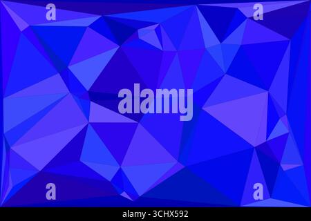 Polygonal mosaic with gradient color abstract geometric background. Low Poly background design. Technology low Poly background. Stock Vector