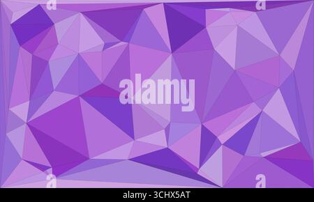 Polygonal mosaic with gradient color abstract geometric background. Low Poly background design. Technology low Poly background. Stock Vector