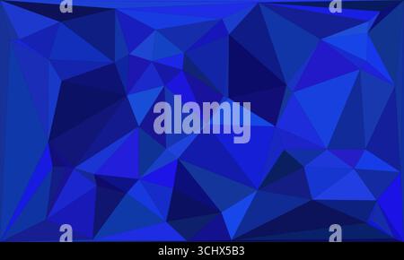 Polygonal mosaic with gradient color abstract geometric background. Low Poly background design. Technology low Poly background. Stock Vector