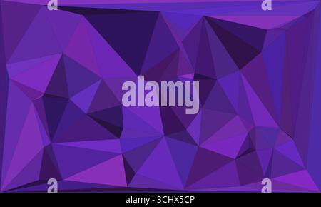 Polygonal mosaic with gradient color abstract geometric background. Low Poly background design. Technology low Poly background. Stock Vector