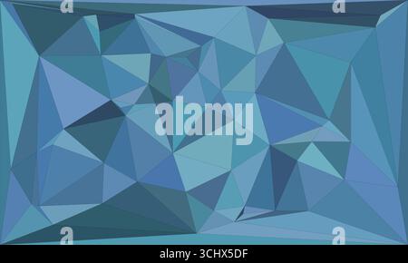 Polygonal mosaic with gradient color abstract geometric background. Low Poly background design. Technology low Poly background. Stock Vector