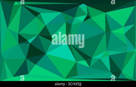 Polygonal mosaic with gradient color abstract geometric background. Low Poly background design. Technology low Poly background. Stock Vector