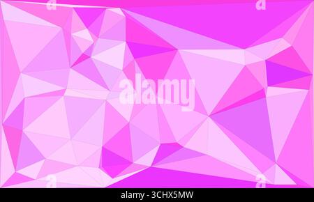 Polygonal mosaic with gradient color abstract geometric background. Low Poly background design. Technology low Poly background. Stock Vector