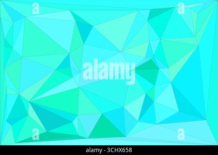 Polygonal mosaic with gradient color abstract geometric background. Low Poly background design. Technology low Poly background. Stock Vector
