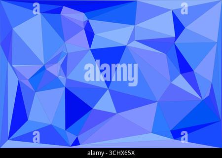 Polygonal mosaic with gradient color abstract geometric background. Low Poly background design. Technology low Poly background. Stock Vector