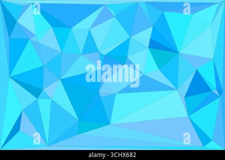 Polygonal mosaic with gradient color abstract geometric background. Low Poly background design. Technology low Poly background. Stock Vector