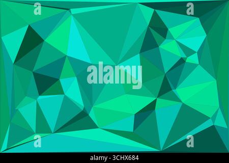 Polygonal mosaic with gradient color abstract geometric background. Low Poly background design. Technology low Poly background. Stock Vector