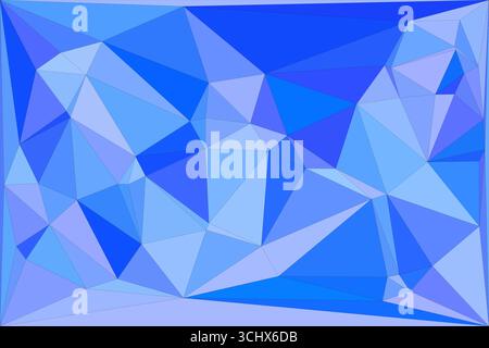 Polygonal mosaic with gradient color abstract geometric background. Low Poly background design. Technology low Poly background. Stock Vector