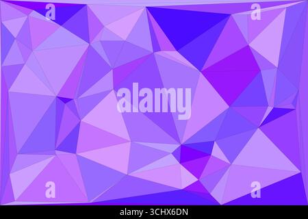 Polygonal mosaic with gradient color abstract geometric background. Low Poly background design. Technology low Poly background. Stock Vector