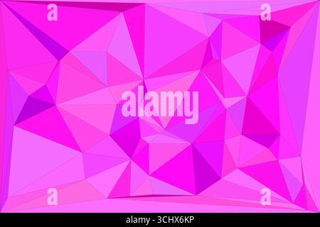 Polygonal mosaic with gradient color abstract geometric background. Low Poly background design. Technology low Poly background. Stock Vector