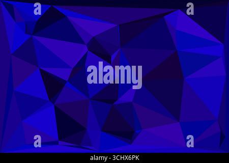 Polygonal mosaic with gradient color abstract geometric background. Low Poly background design. Technology low Poly background. Stock Vector