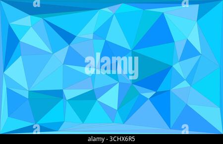 Polygonal mosaic with gradient color abstract geometric background. Low Poly background design. Technology low Poly background. Stock Vector