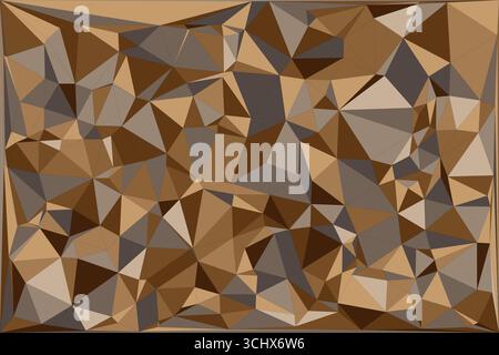 Polygonal mosaic with gradient color abstract geometric background. Low Poly background design. Technology low Poly background. Stock Vector