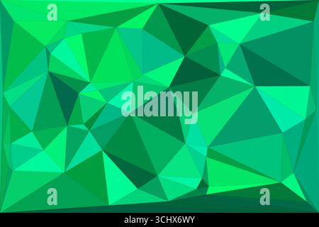 Polygonal mosaic with gradient color abstract geometric background. Low Poly background design. Technology low Poly background. Stock Vector