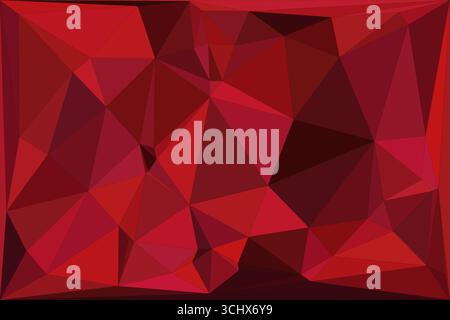 Polygonal mosaic with gradient color abstract geometric background. Low Poly background design. Technology low Poly background. Stock Vector
