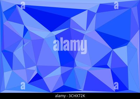 Polygonal mosaic with gradient color abstract geometric background. Low Poly background design. Technology low Poly background. Stock Vector