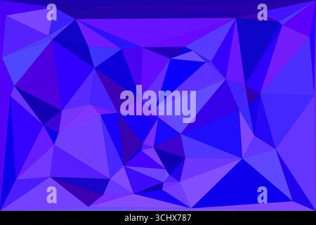 Polygonal mosaic with gradient color abstract geometric background. Low Poly background design. Technology low Poly background. Stock Vector