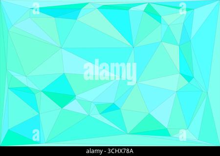 Polygonal mosaic with gradient color abstract geometric background. Low Poly background design. Technology low Poly background. Stock Vector